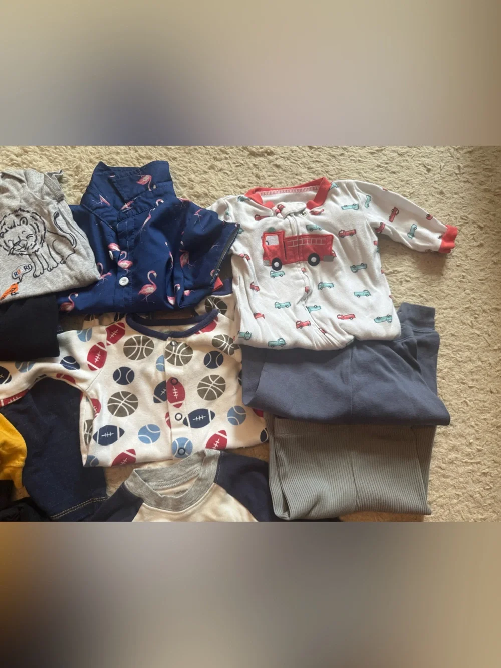 17 piece baby boy clothes lot 3-6 m